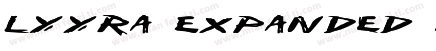 Lyyra Expanded Regu字体转换